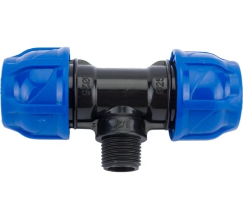 Тройник раз. 25х1/2х25 ш ПНД фото 1