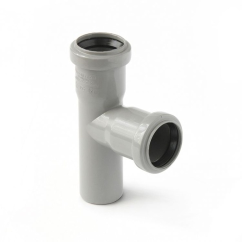 Тройник для внутр.канализации ПРОАКВА 50-50-90* фото 1