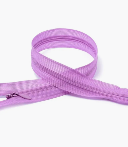 Молния потайная 18-20см св.сиреневая фото 1
