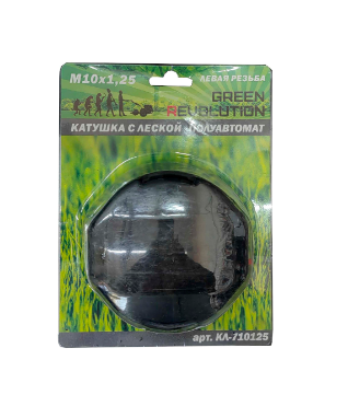 Головка триммерная Green Revolution SPEED FEED 2 LINE М10х1,25 фото 1