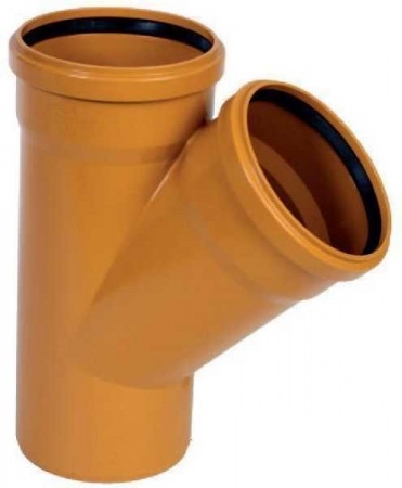 Тройник для наруж.канализации 160/160*45 фото 1