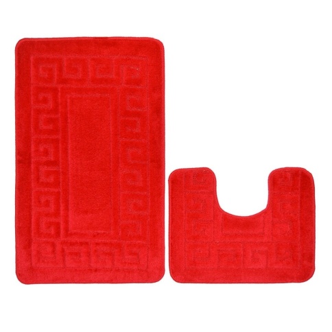 Коврик CONFETTI MAXIMUS 2шт 50*80см 14мм Красный фото 1