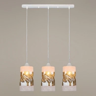 Подвес N4656/3HQ WT белый Е27 фото 1