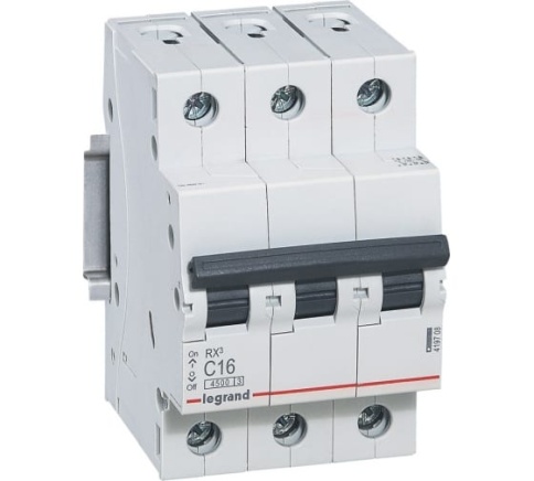 Выключатель авт. 3п С 32А RX3 4.5кА Leg 419711 фото 1