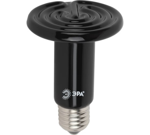 Эл.лампа ИК инфракрасная кер.100W E27 для обогрева животных FITO-100W-HQ 75*105 9868 фото 1