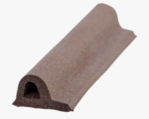 Уплотнитель P-профиль коричневый фото 1