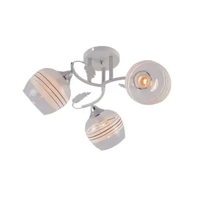 Люстра XA1639B/3 WH+CR белый/хром E27 фото 1