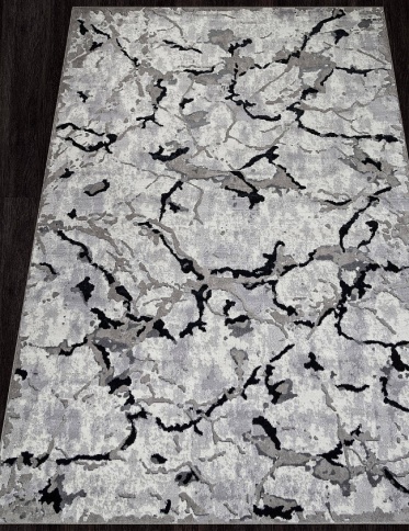 Ковер PALERMO F289 2.0*4.0 Oval Dark Grey фото 1