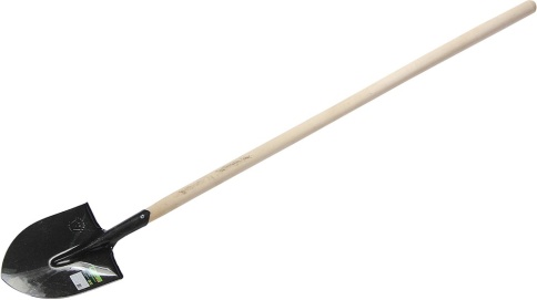 Лопата штыковая (К-1) американка углубленная "рельсовая сталь" с ЧЕРЕНКОМ фото 1