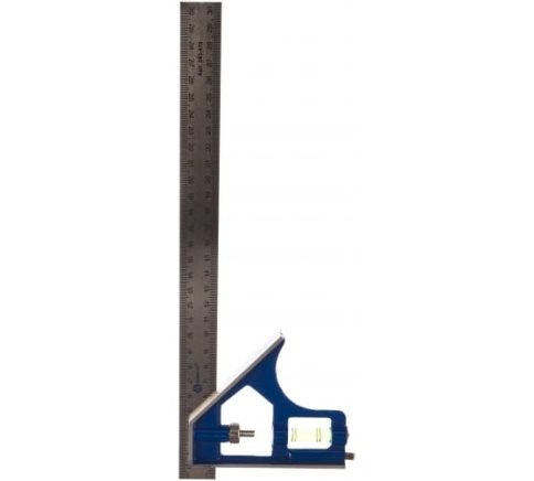 КОБАЛЬТ Угольник с уровнем 300мм нерж. сталь (243-479) фото 1