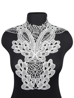 Мысик бабочка белый W0199 фото 1