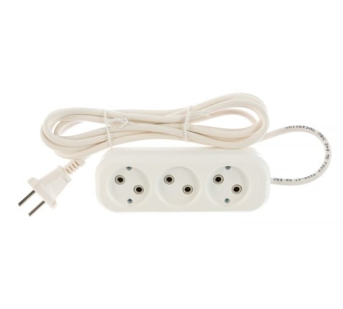 Удлинитель 3*3м У6-639М ПВС 2*0,75 "У" фото 1