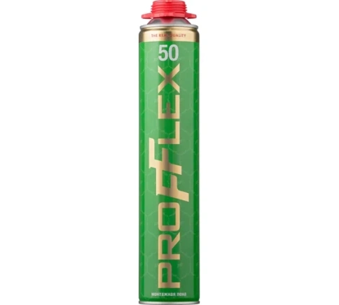 Монтажная пена PROFLEX 750 мл. PRO Green 50 л. (профессиональная) 70091 фото 1