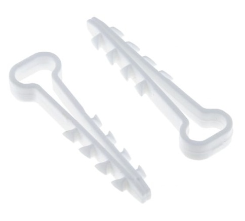 Дюбель-хомут для крепления плоского кабеля 5х10 фото 1