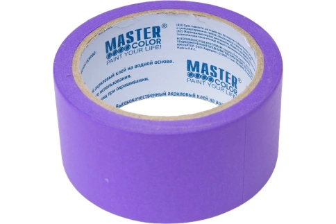 Лента малярная DECOR 38мм х 25м, фиолет., для деликат. работ 790-3825 "Намерение" фото 1