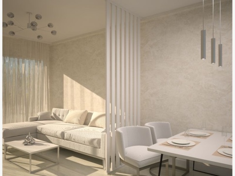Интерьерная рейка МДФ Stella Милана Белый 20*30*2700 (уп 8шт) фото 1
