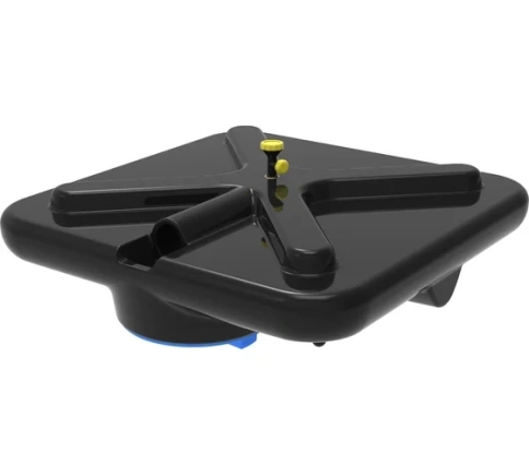 Бак 130 л для душа с крышкой и лейкой 1000х1000х270 мм РОСА фото 2