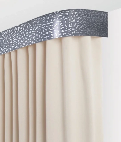 200 Карниз Капелла 7см с поворот. антрацит фото 1