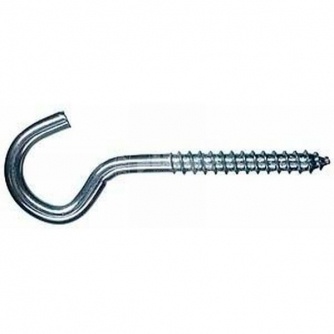 Крюк-шуруп полукольцо KRHS-12 фото 1