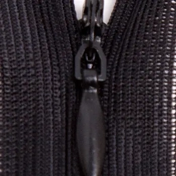 Молния потайная  35см S-580 черный SBS фото 1