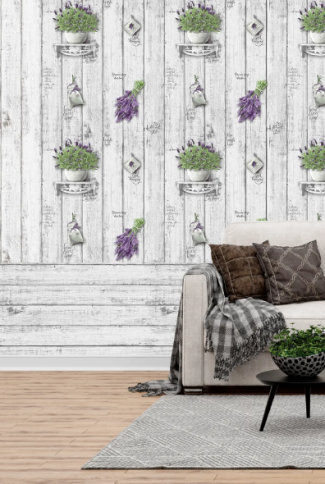 Обои Лаванда к-10/24 гофрир 0,53*10м Белоруссия фото 1