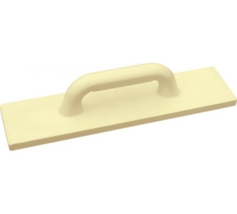 Терка полиуретановая желтая Профи , 200х360 мм (05607) фото 1