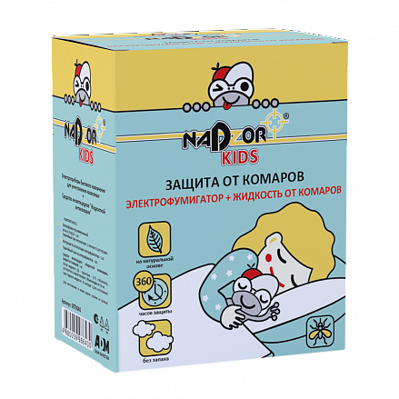 Электрофумигатор+жидкость Nadzor/24 DET1245 (30 ночей) фото 1