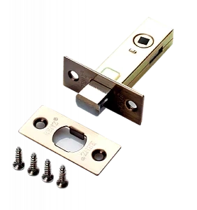 Задвижка межкомнатная RENZ L-BK 45 AB, бронза (прямоуг.планка) фото 1