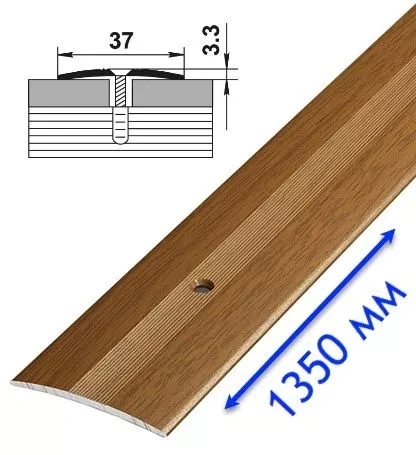 Порог-стык А5 088 Орех 1,35х37 ПС 03.1350.088 фото 1
