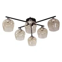 Люстра 11271B-4/6 черный Е27 фото 1