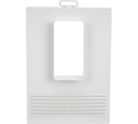 612ПТВР Площадка торцевая вертикальная пластиковая  решеткой 180*250 фланец 60х120 фото 1