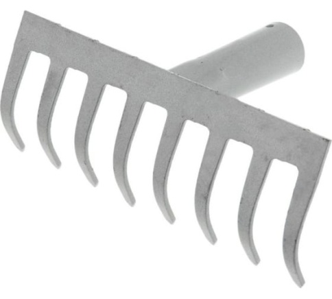 Грабли прямой зуб, 8 зубов 66-1-108 фото 1