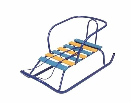 Санки дет. Ветерок 1 голубой В1 фото 1