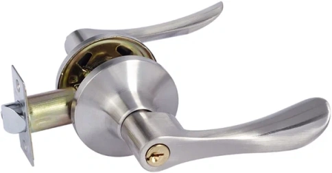 Защелка межкомнатная ЗВ3-01 (мат.никель) (ключ/фиксатор) фото 1