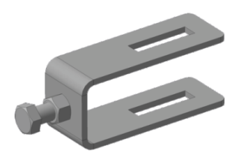 Кронштейн для крепления пропольника, окучника, плуга к траверсу FORZA фото 1