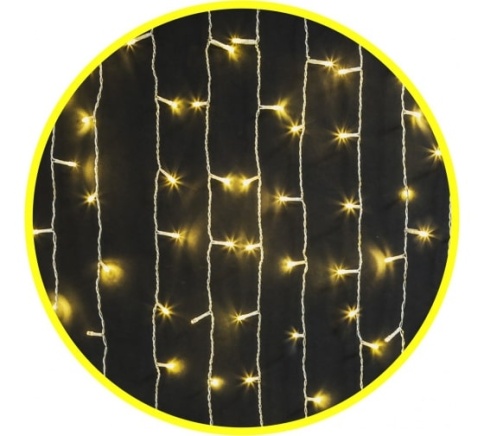 Навигатор 61861 Гирлянда Занавес NGF-С01-288WW-8-1,5*1,5m-230-С8-TR-IP20  фото 1