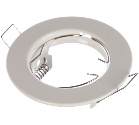 Точечный светильник Ecola DL90 белый плоский фото 1