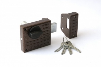 Замок накладной ЗН1-2 медь Зенит  фото 1