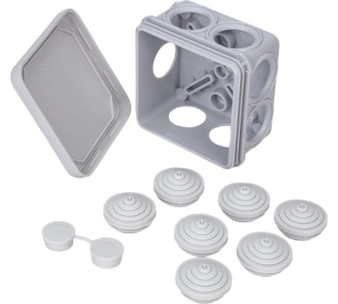 Коробка распр.ОП 70х70х40 IP55 Рувинил 67030 фото 1