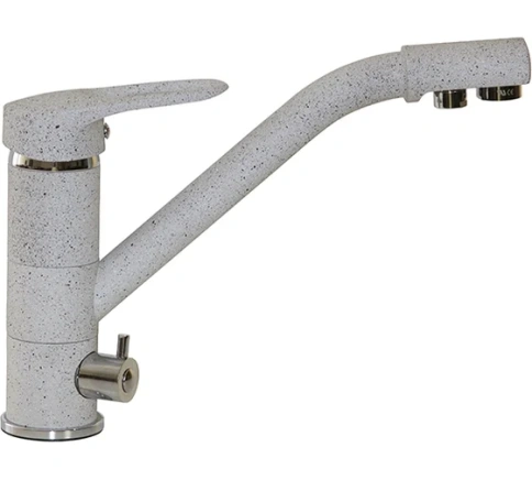 Смеситель для кухни 40к MIXLINE ML-GS05 (310) серый с вых. для питьевого фильтра фото 1