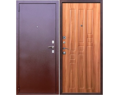 Дверь Гарда 8мм Рустикальный дуб 960, левая (ручка внутри) фото 1