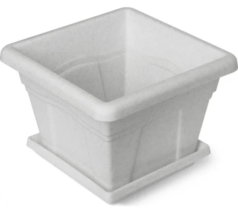 Кашпо-горшок "Квадро" 2,9л д200с подд.мр. С162М фото 1