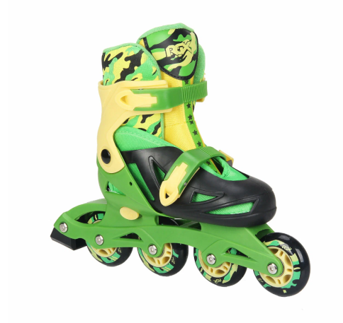 Роликовые коньки Game green 30-33 (S) раздвижные фото 1