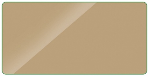 "Деконика"  Раскладка наружняя 10мм 2,5м  Бежевый глянец/012-0 (Д-Пл10-Н 012-0 беж-г) фото 1