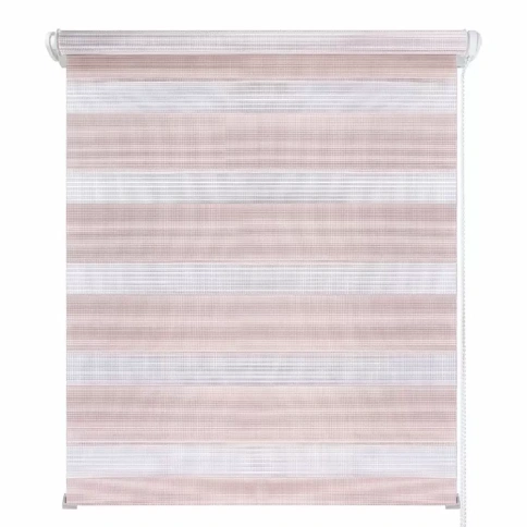 Рулонная штора День-Ночь 47х160 карамель фото 1