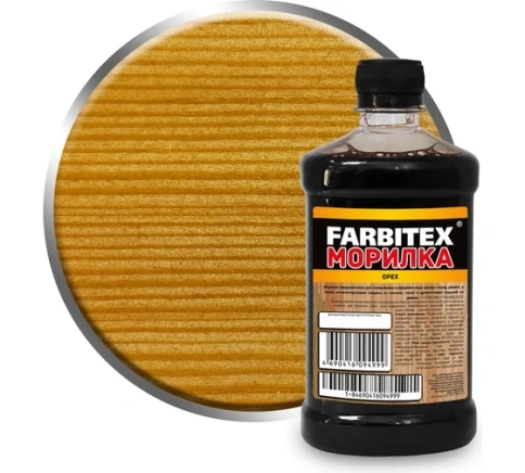 FARBITEX  Морилка деревозащитная водная 0,5л ОРЕХ фото 1