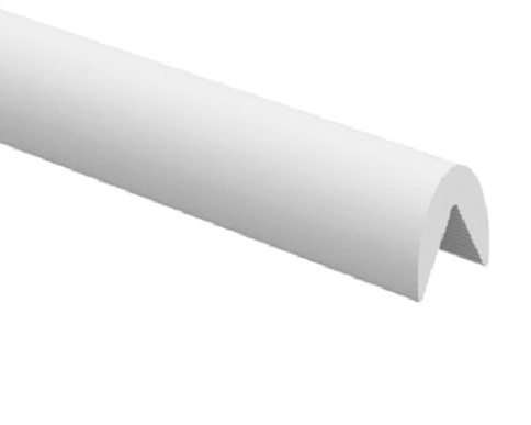 (!)Профиль полукруглый белый 2,75  фото 1