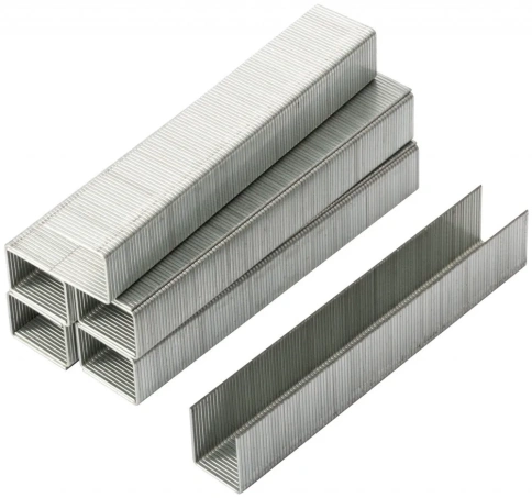 (*)Скобы для степлера закаленные усиленные узкие (тип 53), 14мм, 1000шт (31334) фото 1