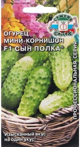 Огурец Сын Полка F1 (0,3г) (С) фото 1