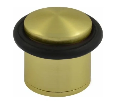 Ограничитель дверной 102 (мат.золото) фото 1